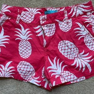 Coral 100% cotton shorts